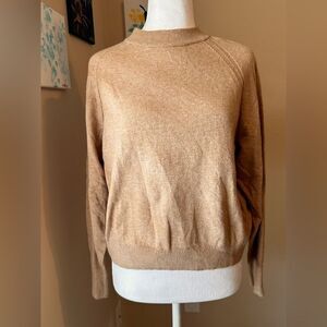 a new day Women's Camel Cowl Neck Sweater